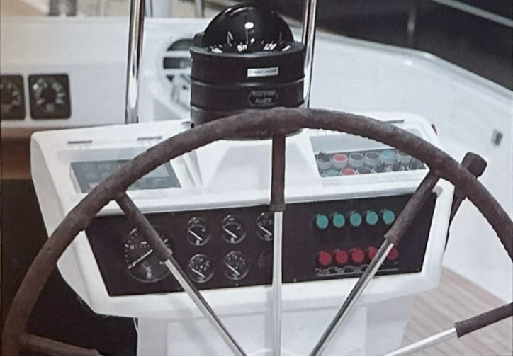 Helm station and cockpit instruments